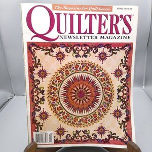 Vintage Craft Patterns, Quilter's Newsletter Magazine, October 1997 No 296